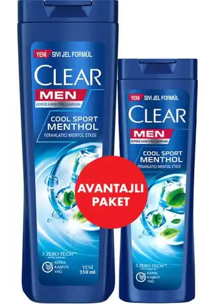 Clear Men Menthol Kepeğe Karşı Etkili Şampuan: Gün Boyu Ferahlık ve Kepek Kontrolü