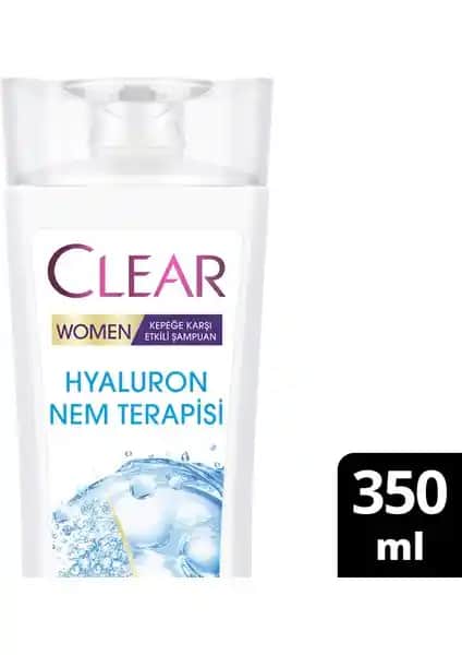 Clear Women Hyaluron Nem Terapisi Şampuanı Kuru ve Kepekli Saçlar İçin Etkili Çözüm