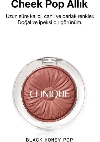 Clinique Cheek Pop Allık Black Honey: Doğal ve Kalıcı Yanak Rengi İçin Uygun Seçenek