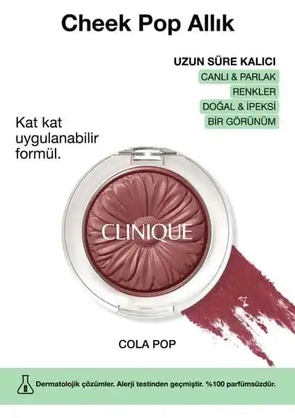 Clinique Cheek Pop Allık Cola Pop: Doğal ve Uzun Süreli Yanak Renkleri Deneyimi