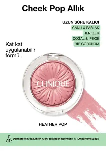 Clinique Cheek Pop Allık Heather Pop: Doğal ve Uzun Süre Kalıcı Yüz Makyajı Ürünü