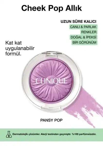 Clinique Cheek Pop Pansy Pop Allık ile Doğal ve Ferah Bir Görünüm Yakalayın