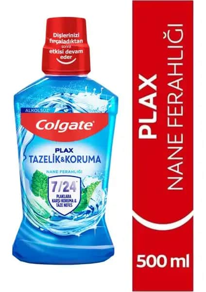 Colgate Plax Nane Ferahlığı Ağız Bakım Suyu: Uzun Süreli Ferahlık ve Temizlik İçin