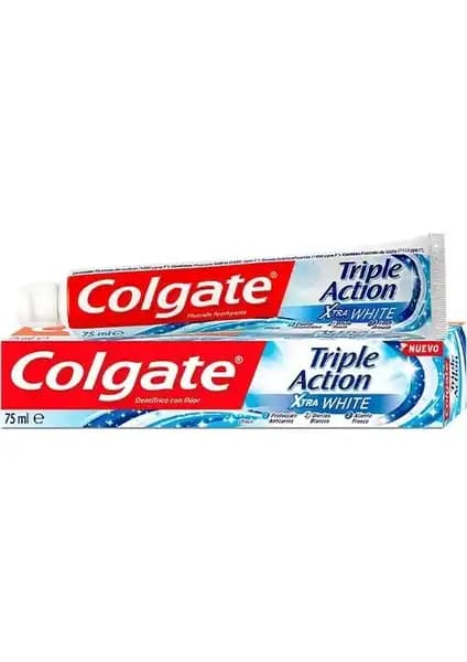 Colgate Triple Action Extra Beyazlık Diş Macunu ile Günlük Ağız Bakımında Etkili Çözüm
