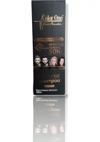 Color One Siyah Şampuan: Beyaz Saçları Kapatıcı ve Pratik Kullanımlı Saç Bakım Ürünü