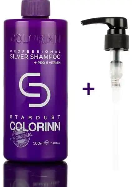 Colorinn Stardust Silver Mor Şampuan: Renk Koruyucu ve Canlandırıcı Saç Bakım Ürünü