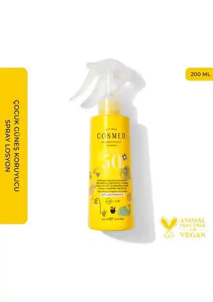 Cosmed Sun Essential Kids SPF 50+ Güneş Koruyucu Sprey: Hassas Ciltler İçin Güçlü ve Kolay Kullanımlı Güneş Koruma Çözümü