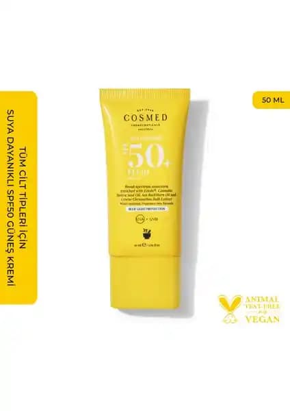 Cosmed Sun Essential SPF50+ Fluid: Yüksek Koruma ve Onarım Sunan Güneş Koruyucu Ürün