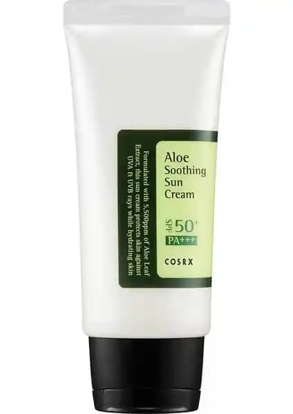 Cosrx Aloe Soothing Sun Cream SPF50+ PA+++ Güney Koreli Hafif ve Yatıştırıcı Güneş Kremi