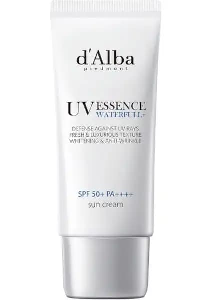 d'Alba Waterful Essence Sun Cream 35ML: Günlük Güneş Koruması ve Hassas Ciltler İçin Uygun