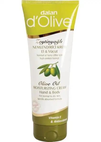 Dalan Dolive El ve Vücut Kremi 250ML - Doğal Nemlendirici ve Yumuşatıcı Etkili Krem