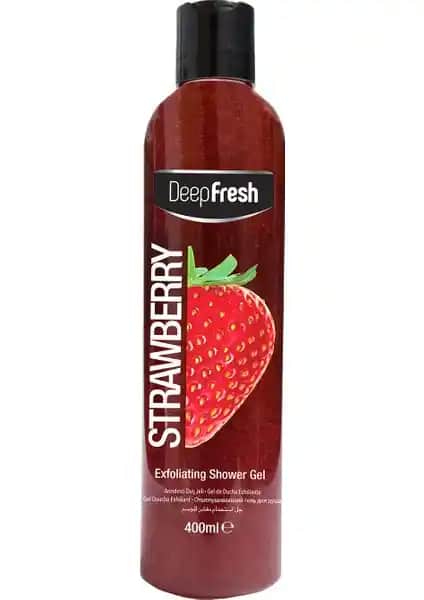 Deep Fresh Çilek Aromalı Arındırıcı Duş Jeli: Doğal Temizlik ve Ferahlık Sunar
