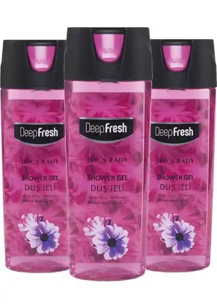 Deep Fresh Juicy Lady Pratik Kapaklı Duş Jeli Ferahlık ve Çekicilik Sunar