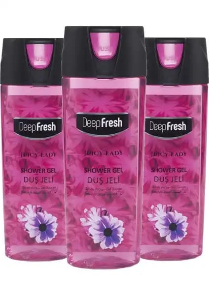 Deep Fresh Juicy Lady Pratik Kapaklı Duş Jeli Ferahlık ve Çekicilik Sunar