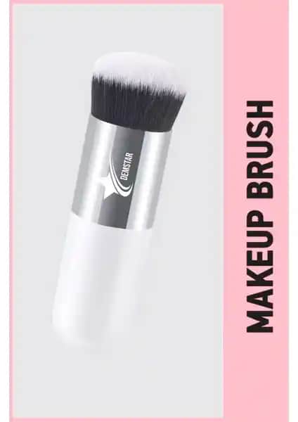 Demstar Profesyonel Lüks Kabuki Fondöten ve Allık Fırçası Yüksek Kalite ve Çok Yönlü Kullanım