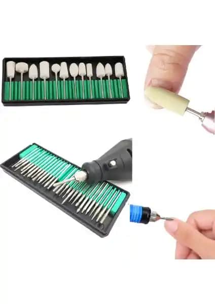 Depolife 42 Parça Protez Tırnak ve Ayak Bakım Seti Profesyonel ve Ev Kullanımı İçin