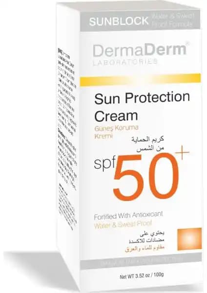 Dermaderm SPF 50+ Hassas Ciltler İçin Yüksek Koruma ve Bakım Sunan Güneş Kremi