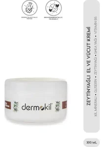 Dermokil El, Yüz ve Vücut Bakım Kremi: Doğal ve Çok Yönlü Nemlendirici Çözüm