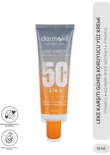 Dermokil Leke Karşıtı Güneş Kremi 50 Ml ile Güçlü Koruma ve Cilt Bakımı