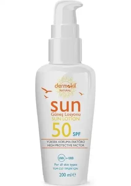 Dermokil Sun Güneş Kremi 50+ Faktör ile Yüksek Koruma ve Güvenilirlik