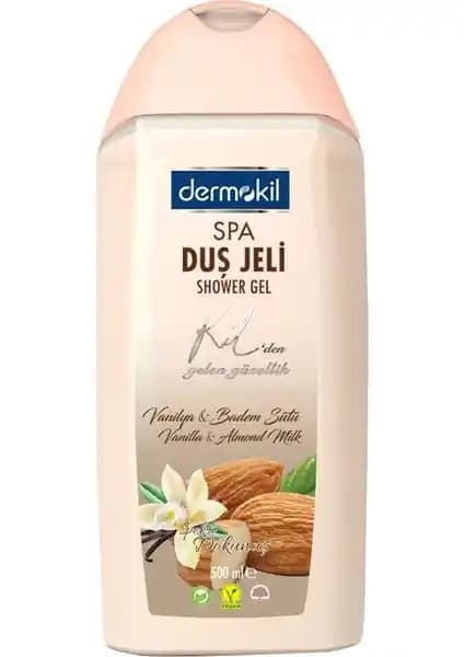 Dermokil Therapy Badem ve Vanilya Duş Jeli 500 ml - Günlük Cilt Bakımı için Doğal ve Yatıcı Ürün
