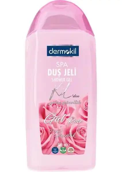Dermokil Vegan Gül Duş Jeli: Doğal İçerikli ve Hafif Kokulu Cilt Temizleme Ürünü
