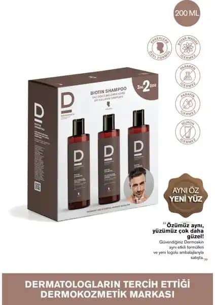 Dermoskin Biotin Şampuanı Erkekler İçin Saç Dökülmesine Karşı Güçlü ve Etkili Çözüm