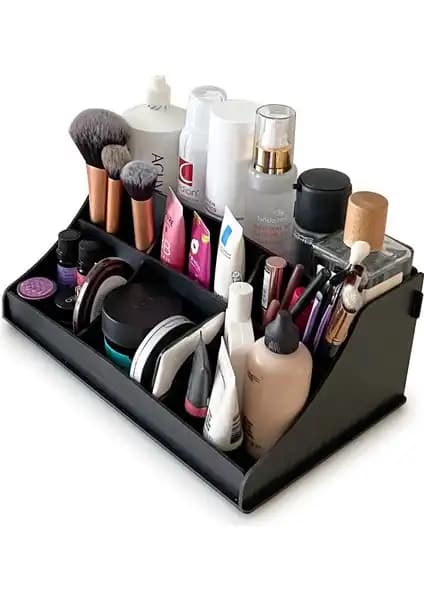 Design Otto Bella Small Ahşap Makyaj ve Takı Organizeri Modern ve Fonksiyonel Tasarım