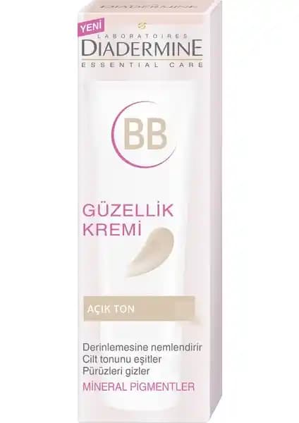Diadermine Essentıals BB Krem Açık Ton: Cilt Tonunu Eşitleyen ve Nemlendiren Günlük Kullanım Kremi