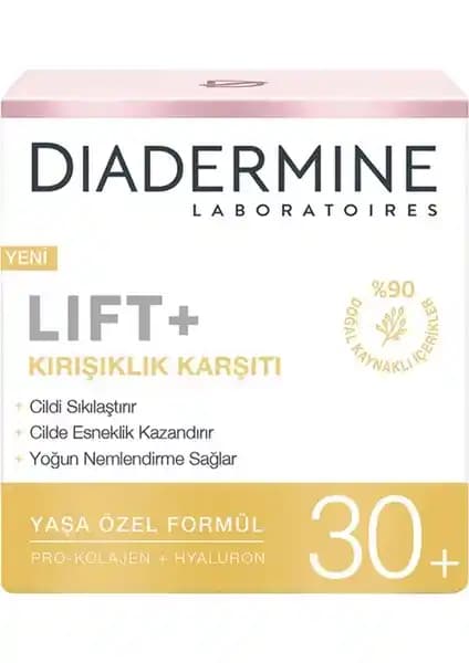 Diadermine Lift+ 30+ Gündüz Kremi: Elastikiyet ve Nem Sağlayan Yaşlanma Karşıtı Çözüm