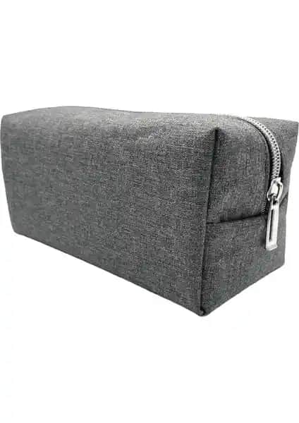 Differ Studio Gri Su Geçirmez Unisex Kalemlik ve Çok Amaçlı Çanta 20x10x10 cm