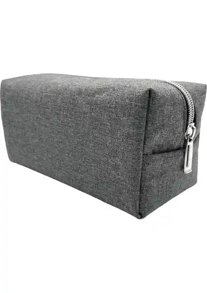 Differ Studio Gri Su Geçirmez Unisex Kalemlik ve Çok Amaçlı Çanta 20x10x10 cm