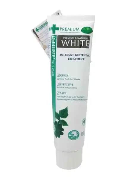 Doğal İçerikli Dentiste Premium Natural White 100g Diş Macunu Beyazlatıcı ve Sağlıklı Gülüşler İçin