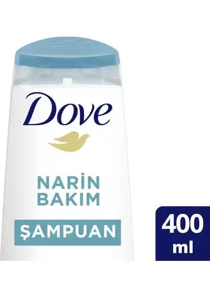 Dove Narin Bakım Şampuanı Hassas ve İnce Telli Saçlar İçin Doğal ve Etkili Bakım Çözümü