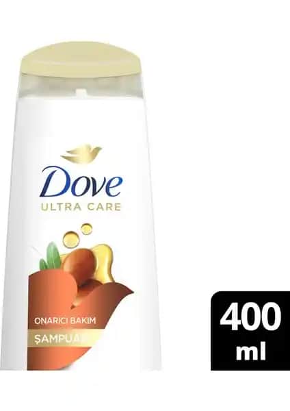 Dove Ultra Care Saç Bakım Şampuanı Yıpranmış Saçlar İçin Güçlendirici ve Onarıcı Çözüm