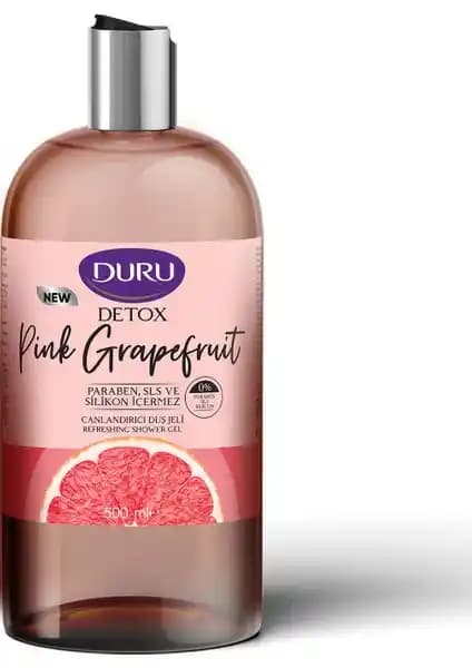 Duru Detox Pembe Greyfurt Duş Jeli: Ferahlatıcı ve Kalıcı Koku Sunan Temizlik Ürünü