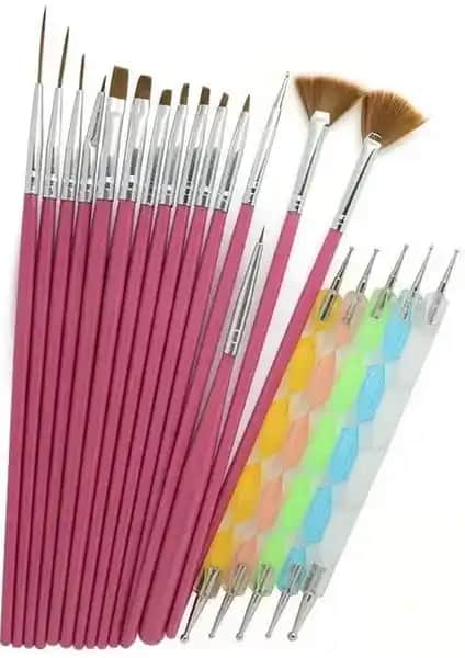 Ecoform 20 Parça Nail Art Seti ile Profesyonel Tırnak Tasarımları Yaratın