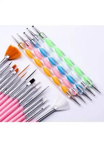 Ecoform 20 Parça Nail Art Seti ile Yaratıcı Tırnak Tasarımları Yapın