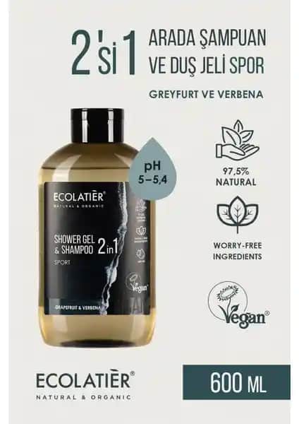 ECOLATIER Erkekler İçin Doğal Çok Yönlü Saç ve Vücut Şampuanı Ürün Tanıtımı