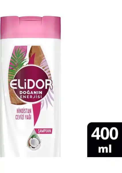 Elidor Doğanın Enerjisi Hindistan Cevizi Yağlı Saç Bakım Şampuanı - Doğal Güç ve Canlılık
