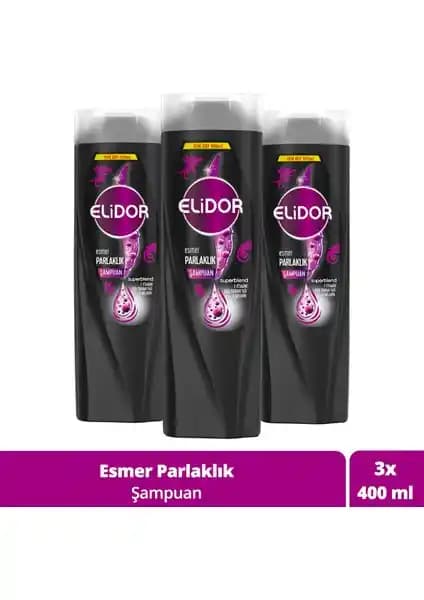 Elidor Superblend Esmer Parlaklık Şampuanı Koyu Saçlar İçin Doğal ve Parlak Görünüm Sağlar