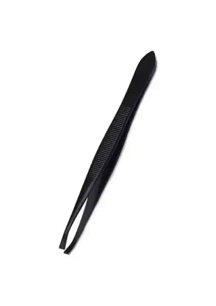 Elly Düz Ağızlı Siyah Cımbız - Güvenilir ve Ergonomik Tüy Alma Aracı