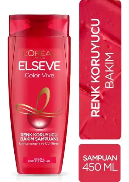 Elseve Colorvive Renk Koruyucu Bakım Şampuanı Saçlarınızın Canlı ve Parlak Kalmasını Sağlar