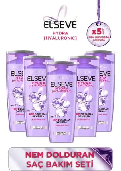 Elseve Hyaluronic Saç Şampuan Seti: Derinlemesine Bakım ve Nemlendirme İçin Uygun