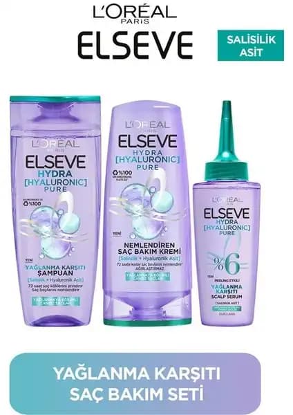 Elseve Hydra Pure Yağlanma Karşıtı Salisilik Asit İçeren Bakım Seti İncelemesi