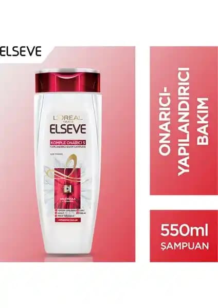 Elseve Komple Onarıcı 5 Şampuan: Saçlarınızı Güçlendiren ve Yenileyen Bakım Ürünü