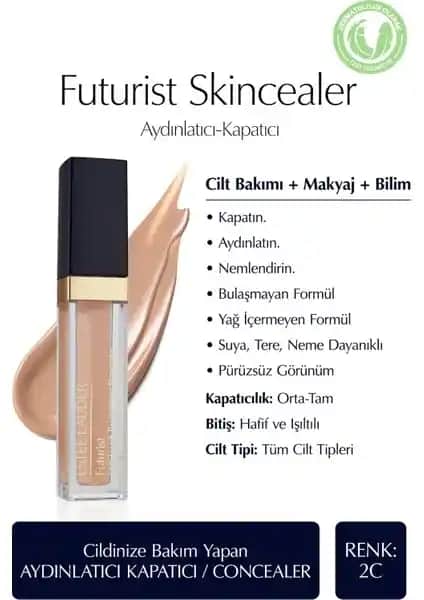 Estee Lauder Futurist Brightening Skincealer ile doğal ve parlak görünüm sağlayan yüksek performanslı kapatıcı