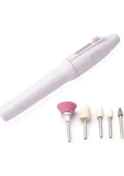 Evde Profesyonel Tırnak Bakımı İçin Pratik ve Çok Fonksiyonlu Pilli Törpü Cihazı