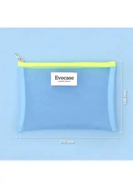 Evocase Turkuaz Çok Amaçlı Makyaj Çantası Şık ve Fonksiyonel Tasarım