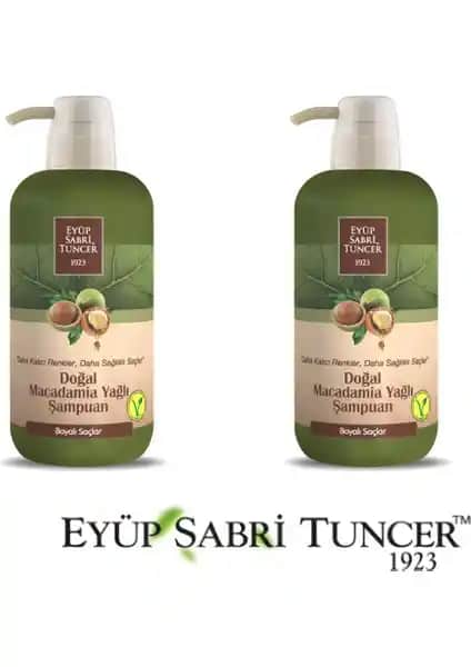Eyüp Sabri Tuncer Doğal Macadamia Yağlı Şampuan Boyalı Saçlar İçin Güçlendirici ve Doğal Bakım Ürünü